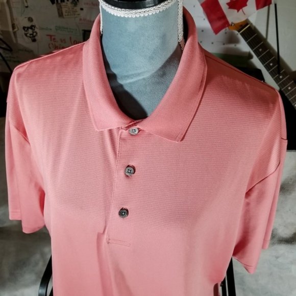 PGA Tour Peach Golf/Tennis S/S Golf Polo - Picture 2 of 8